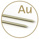 Colloimed Gold-Elektroden Au Ad 2mm 1mmx80mm S