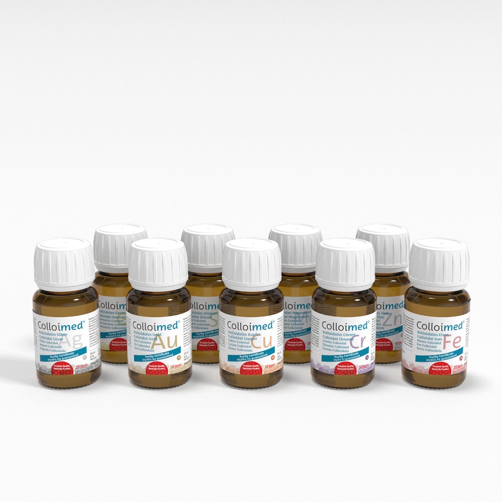 Colloimed VitaNova 9 Elemente je 30ml - Kolloidale Flüssigkeiten im Set