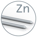 Colloimed Zink-Elektroden Zn 3mmx80mm S