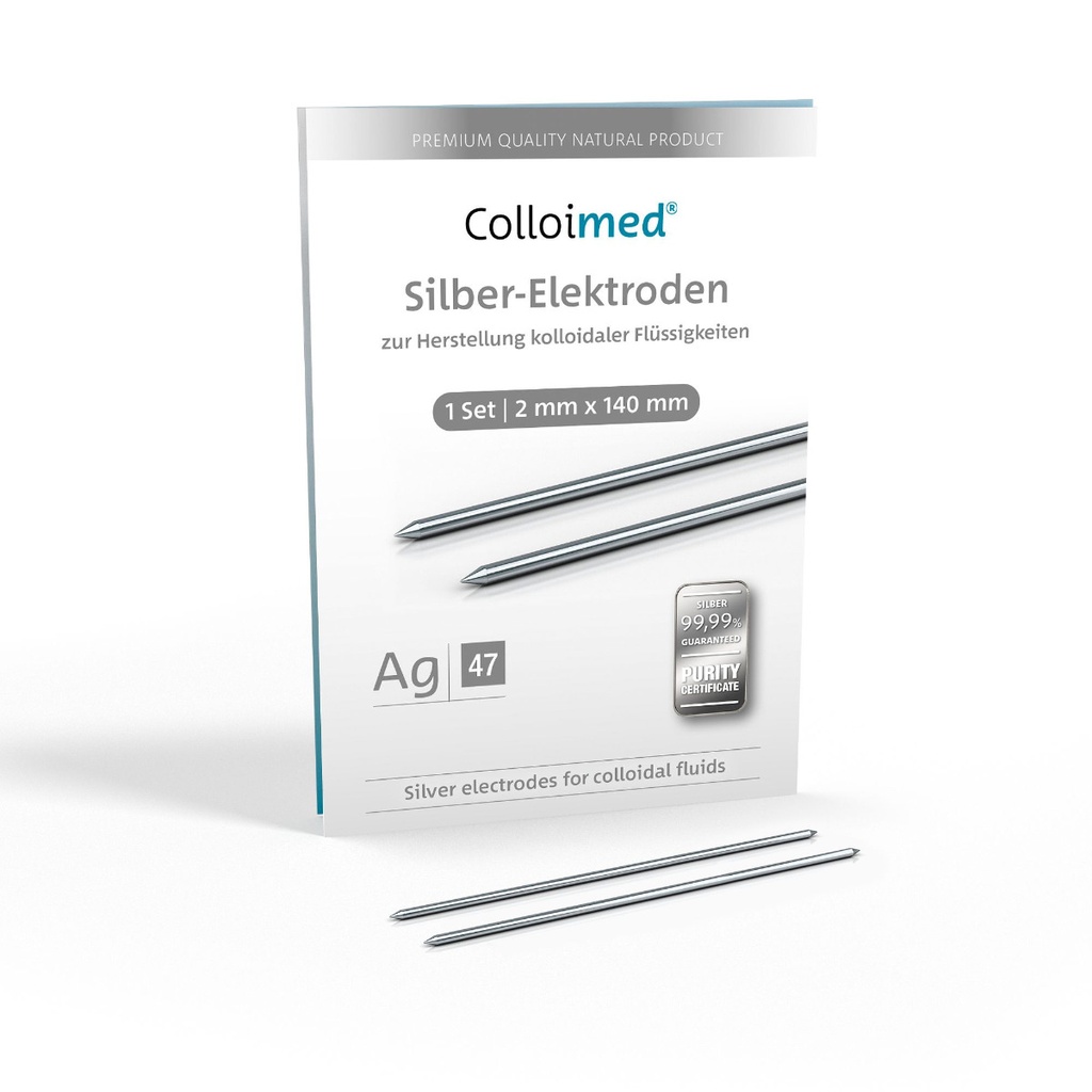 Colloimed Silber-Elektroden Ag 2mmx140mm M