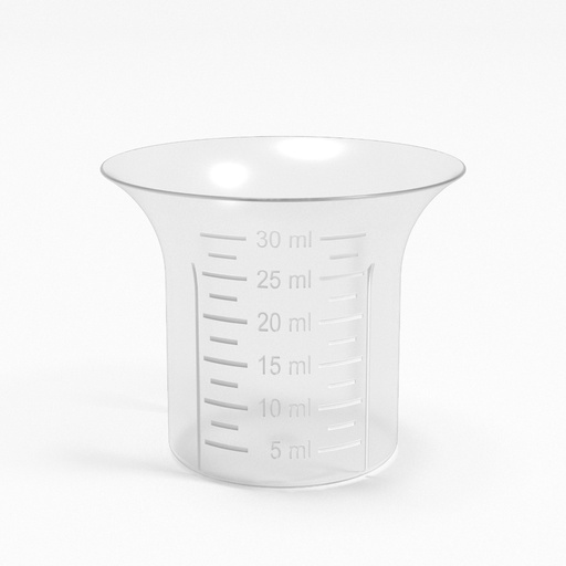 [BG0PPDB] 30ml Dosierbecher für Braunglasflasche PP28