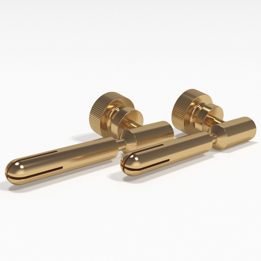 [CMXPERT-ADG] Colloimed Adapterstecker 4mm 1 Paar Vergoldet