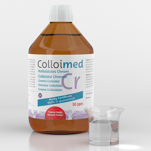 [KCR14050] Colloimed Kolloidales Chrom 50ppm 250ml - Cr 99,9%