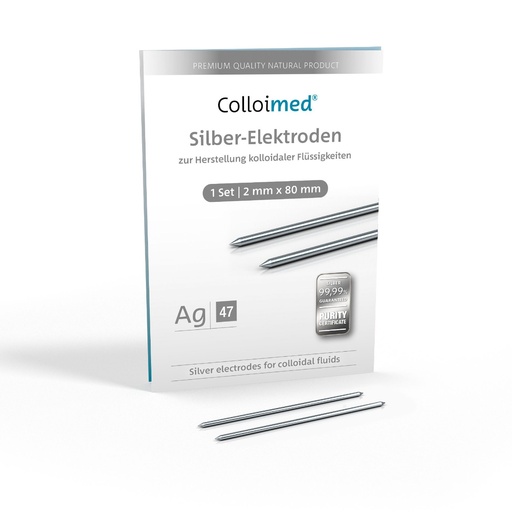 [M21005] Colloimed Silber-Elektroden Ag 2mmx80mm S