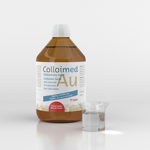 [KAU01010] Colloimed Kolloidales Gold 10ppm 100ml - Au 99,99%