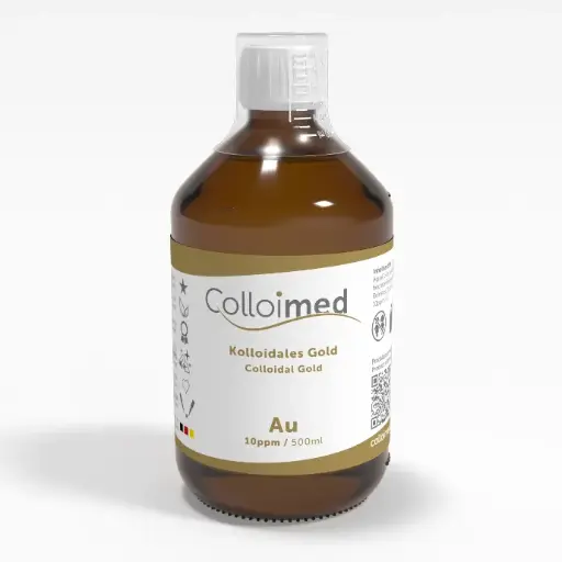 [KAU12010] Colloimed Kolloidales Gold 10ppm 500ml - Au 99,99%