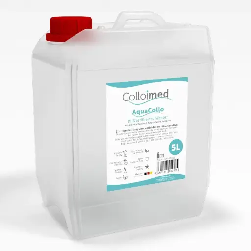 [CAQBD005] Colloimed AquaCollo Bi-Destilliertes Wasser 5 Liter